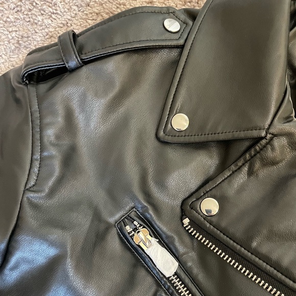 Zara Oversized Faux Leather Jacket - Picture 7 of 10